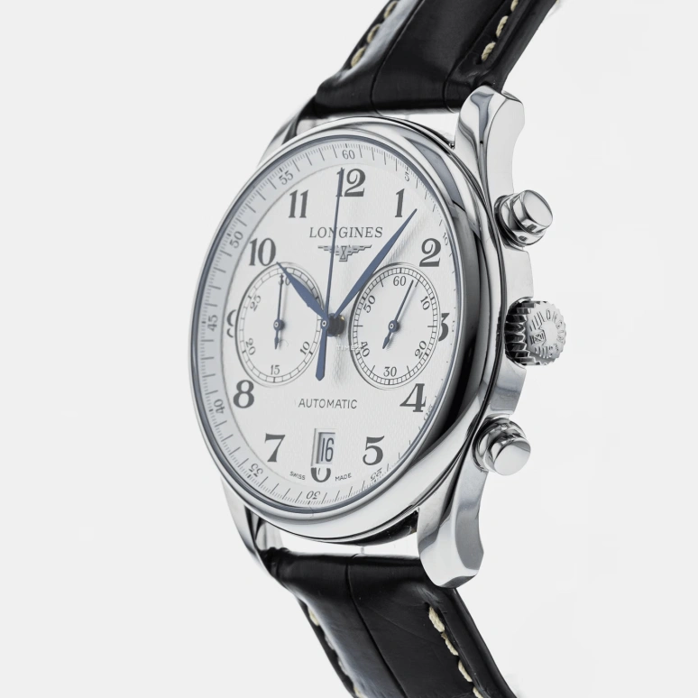 Longines,Master 40mm,40mm,Stainless Steel,Silver,Automatic,Chronograph,Day,L2,L2.629.4.78.5