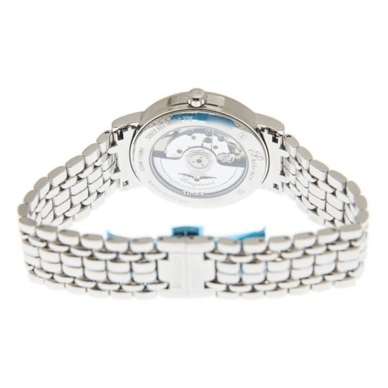 Longines,Presence 38.50mm,38.50mm,Stainless Steel,White,Automatic,Day,72hours,L4,L4.904.4.11.6