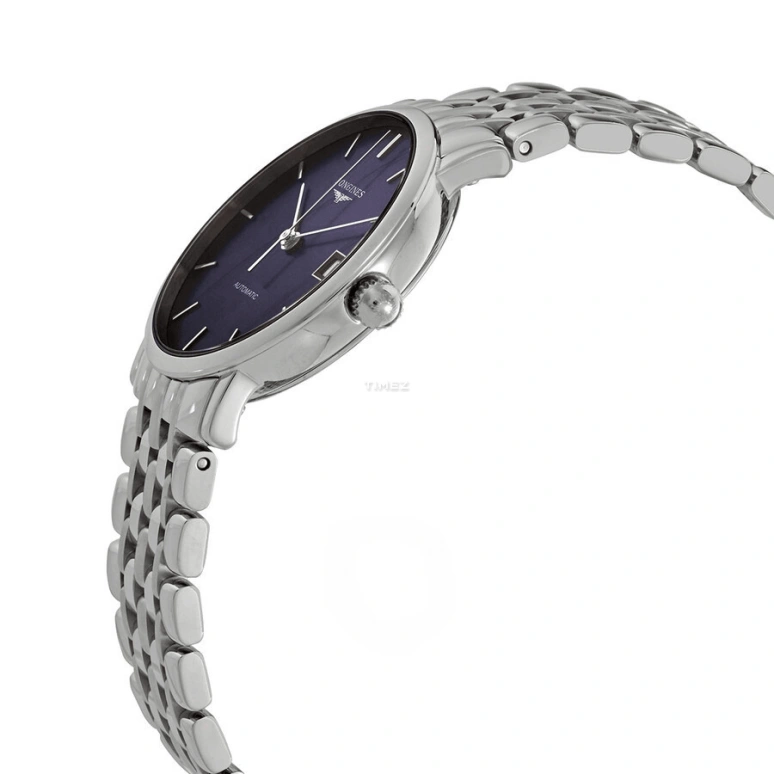 Longines,Elegant 34.50mm,34.50mm,Stainless Steel,Blue,Automatic,Day,65hours,L4,L4.809.4.92.6