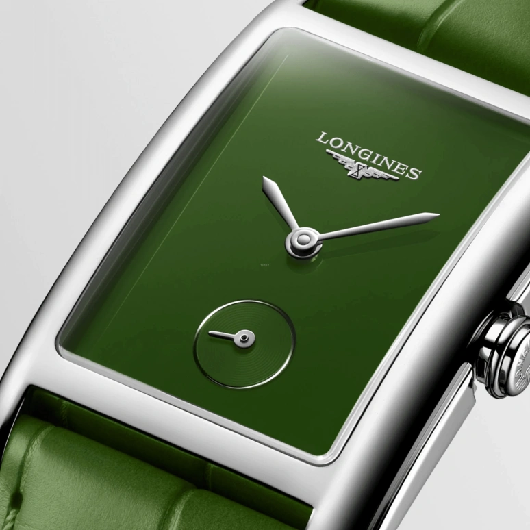 Longines,DolceVita 23mm,23mm,Stainless Steel,Green,Quartz,26280hours,In-house Caliber,L5,L5.512.4.60.2