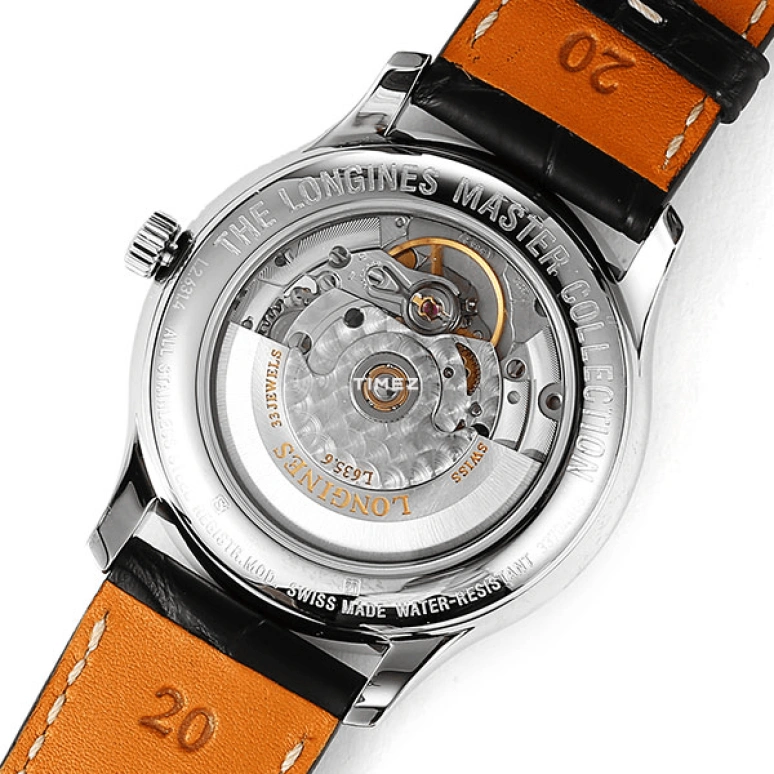 Longines,Master 38mm,38mm,Stainless Steel,Black,Automatic,Day,World Time,Day / Night Indication,L2,L2.631.4.51.7