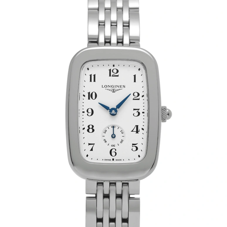 Longines,Equestrian 24.70x36mm,24.70x36mm,Stainless Steel,White,Quartz,In-house Caliber,Sapphire,Crystal Glass,L6,L6.142.4.13.6