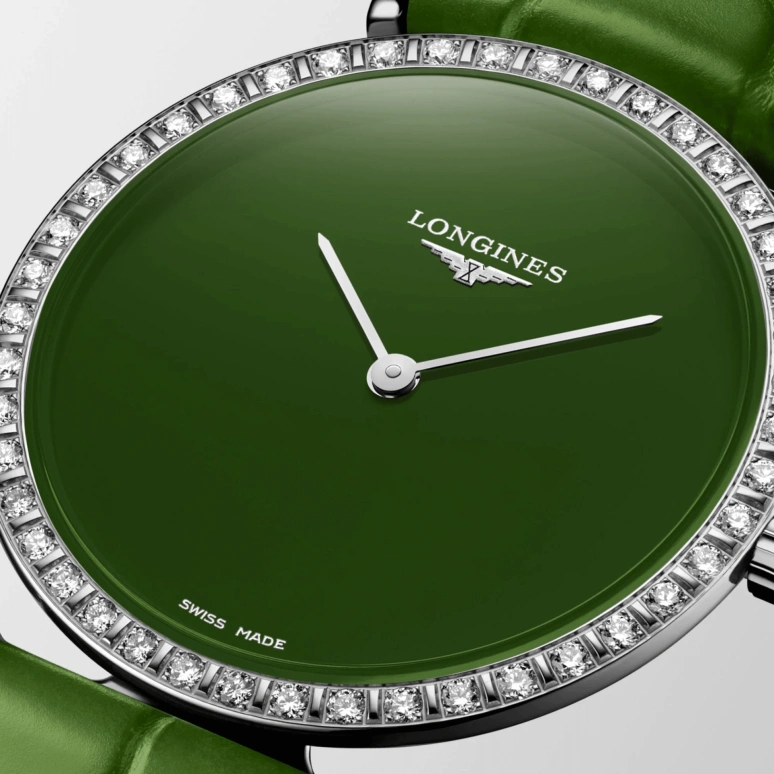 Longines,La Grande Classique 29mm,29mm,Stainless Steel,Orange,Quartz,Perpetual Calendar,In-house Caliber,L4,L4.523.0.60.2