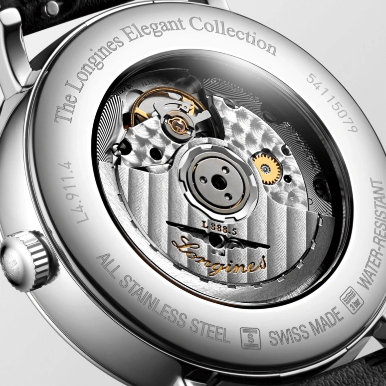 Longines,Elegant 41mm,41mm,Stainless Steel,Grey,Automatic,Date,64hours,L4,L4.911.4.71.2