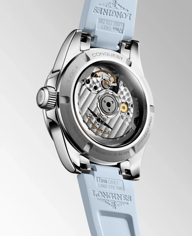 Longines,Sport 34mm,34mm,Stainless Steel,Blue,Automatic,Day,Anti-magnetic,L3,L3.430.4.92.9