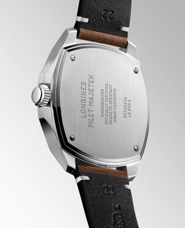 Longines,Heritage Avigation 43mm,43mm,Stainless Steel,Black,Automatic,Anti-magnetic,72hours,L2,L2.838.4.53.0