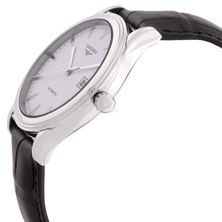 Longines,Flagship 40mm,40mm,Stainless Steel,White,Automatic,Day,64hours,L4,L4.984.4.12.2