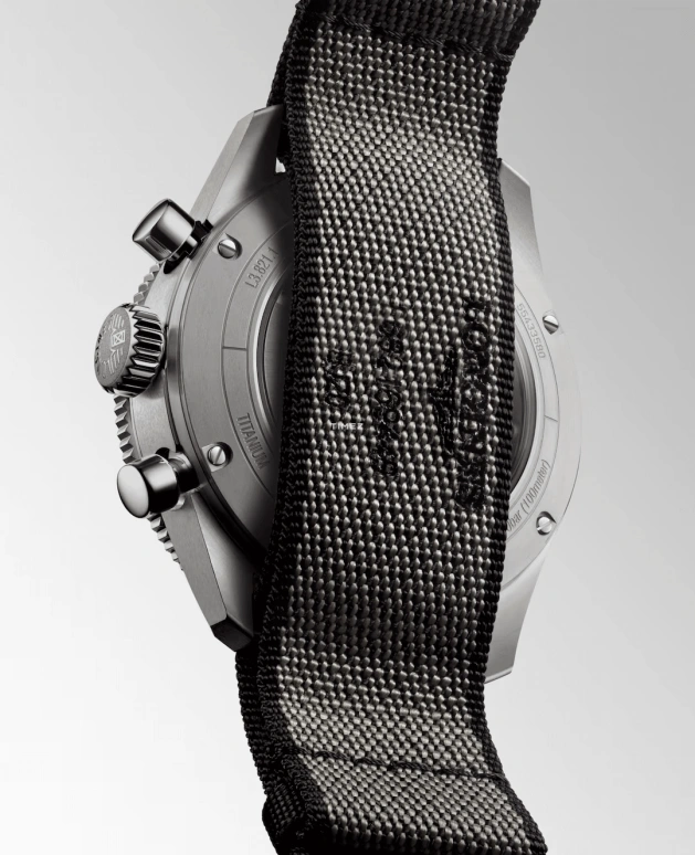 Longines,Other 42mm,42mm,Titanium,Ceramic,Smoky Coal,Automatic,Chronograph,Flyback,L3,L3.821.1.53.2