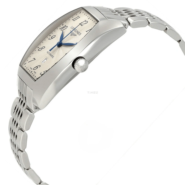 Longines,Evidenza 30.50x35.60mm,30.50x35.60mm,Stainless Steel,Silver,Automatic,Day,45hours,L2,L2.342.4.73.6