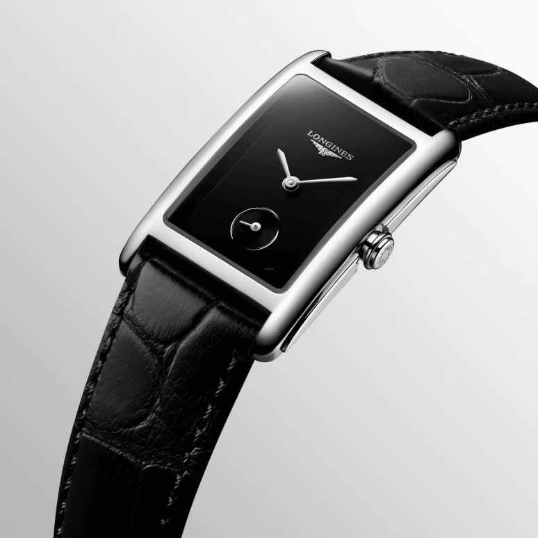 Longines,DolceVita 23mm,23mm,Stainless Steel,Black,Quartz,26280hours,In-house Caliber,L5,L5.512.4.50.2