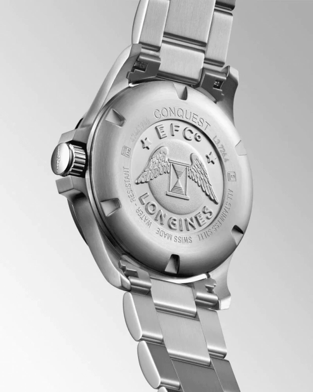 Longines,Conquest V.H.P. 43mm,43mm,Stainless Steel,Blue,Quartz,Date,In-house Caliber,L3,L3.726.4.96.6