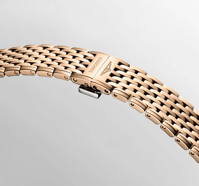 Longines,La Grande Classique 29mm,29mm,Stainless Steel,Rose Gold,Quartz,In-house Caliber,Sapphire,Hardlex,L4,L4.512.1.90.E