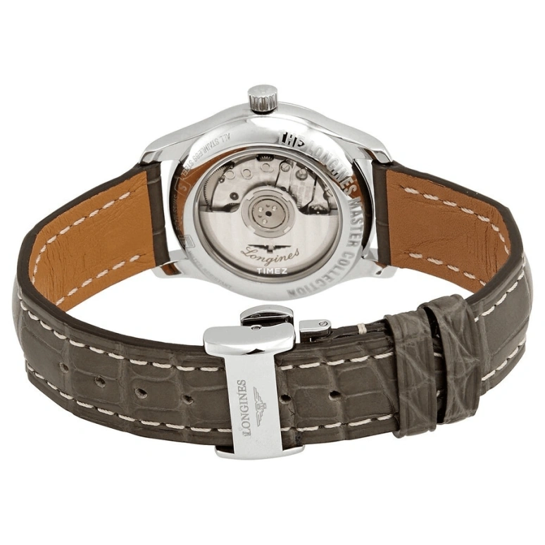 Longines,Master 29mm,29mm,Stainless Steel,Grey,Automatic,Day,40hours,L2,L2.257.4.71.3