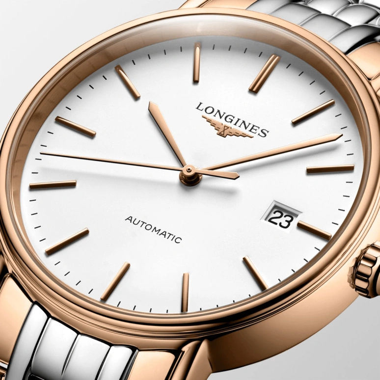 Longines,Presence 40mm,40mm,Stainless Steel,White,Automatic,Date,65hours,L4,L4.922.1.12.7