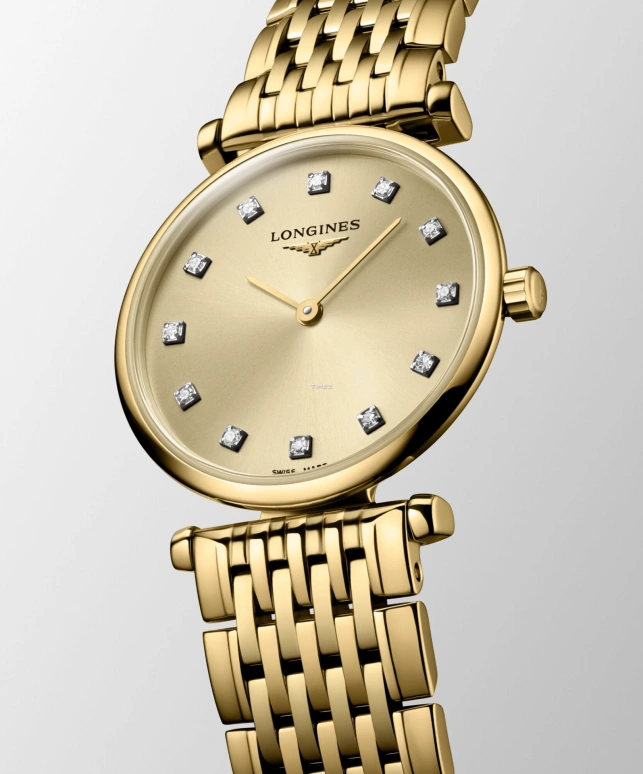 Longines,La Grande Classique 24mm,24mm,Stainless Steel,Yellow,Quartz,26280hours,In-house Caliber,L4,L4.209.2.37.8