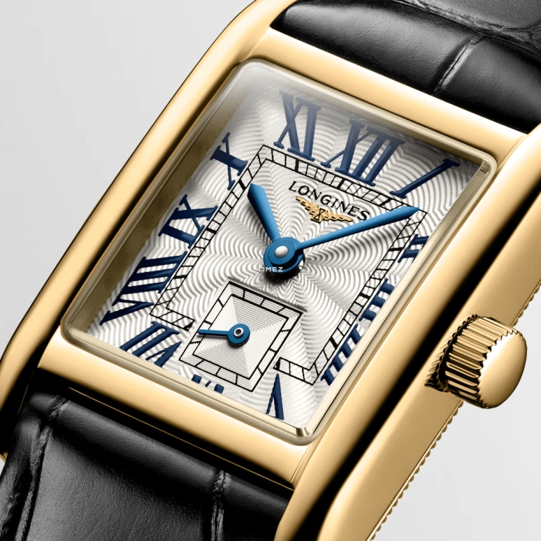 Longines,DolceVita 21.50x29mm,21.50x29mm,Yellow Gold,Silver,Quartz,26280hours,In-house Caliber,L5,L5.200.6.71.0