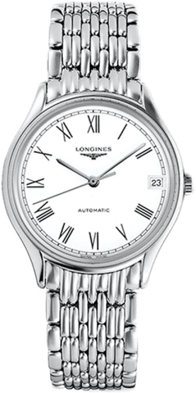 Longines,Lyre 30mm,30mm,Stainless Steel,White,Automatic,Date,64hours,L4,L4.361.4.11.6