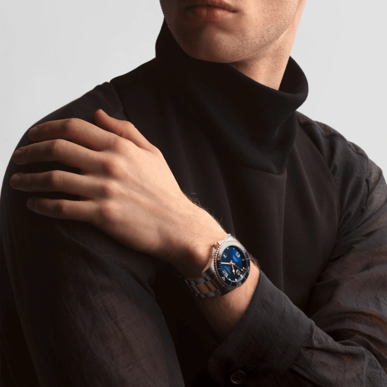 Longines,HydroConquest 41mm,41mm,Stainless Steel,Blue,Automatic,Day,72hours,L3,L3.781.3.98.7