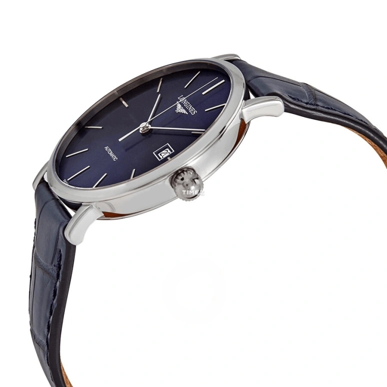 Longines,Heritage Classic 39mm,39mm,Stainless Steel,Blue,Automatic,Day,72hours,L4,L4.910.4.92.2