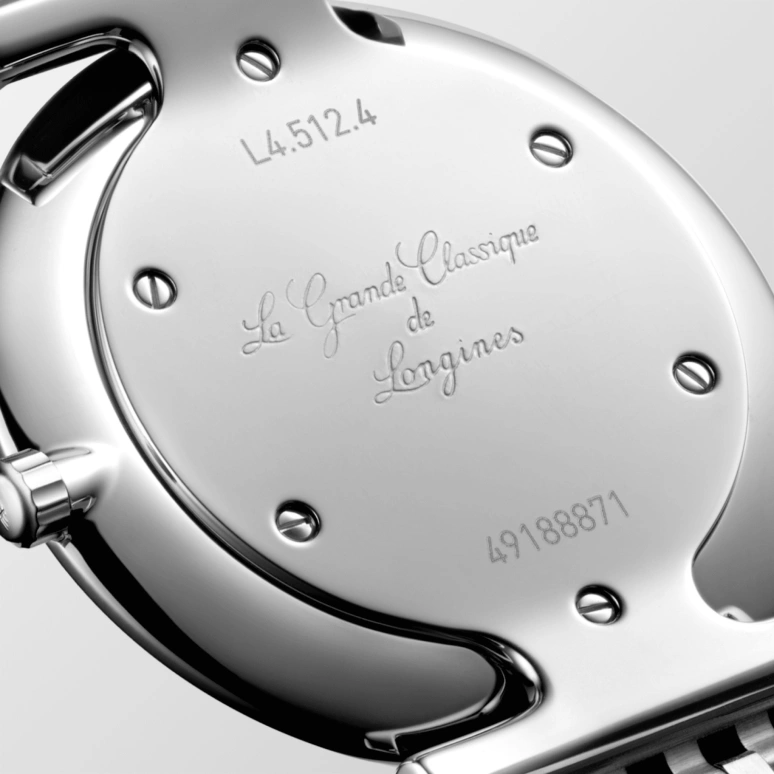 Longines,La Grande Classique 29mm,29mm,Stainless Steel,White,Quartz,Perpetual Calendar,In-house Caliber,L4,L4.512.4.87.6