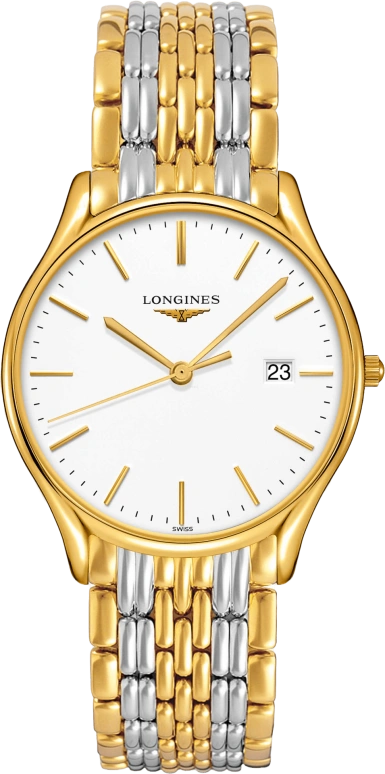 Longines,Lyre 38.50mm,38.50mm,Stainless Steel,White,Quartz,Date,26280hours,L4,L4.859.2.12.7