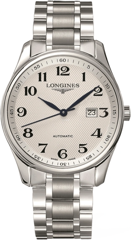 Longines,Master 42mm,42mm,Stainless Steel,White,Automatic,Chronograph,Date,L2,L2.893.4.78.6