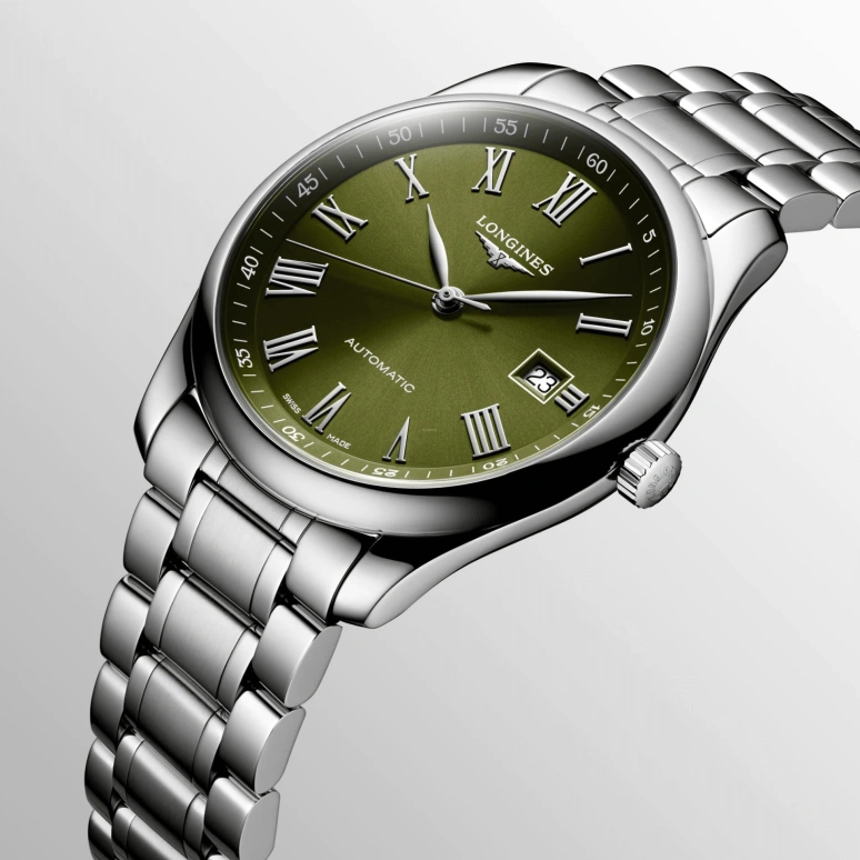 Longines,Heritage Classic 40mm,40mm,Stainless Steel,Green,Automatic,Day,64hours,L2,L2.793.4.09.6