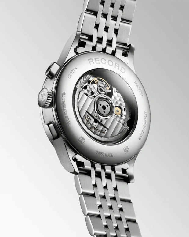 Longines,Heritage Classic 40mm,40mm,Stainless Steel,Black,Automatic,Chronograph,54hours,L2,L2.921.4.56.6