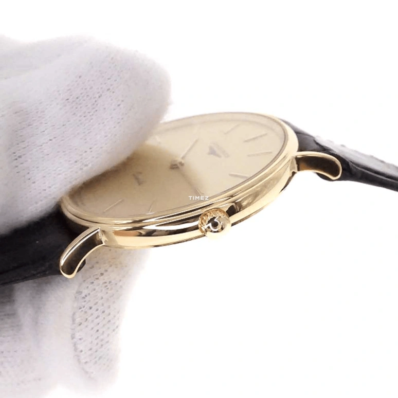 Longines,Heritage Classic 32.50mm,32.50mm,Yellow Gold,Gold,Quartz,Sapphire,Crystal Glass,Round,L7,L7.936.6.32.1