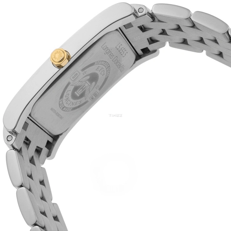 Longines,DolceVita 26.30x32.10mm,26.30x32.10mm,Stainless Steel,Yellow Gold,Silver,Quartz,In-house Caliber,Sapphire,Crystal Glass,L5,L5.655.5.70.6