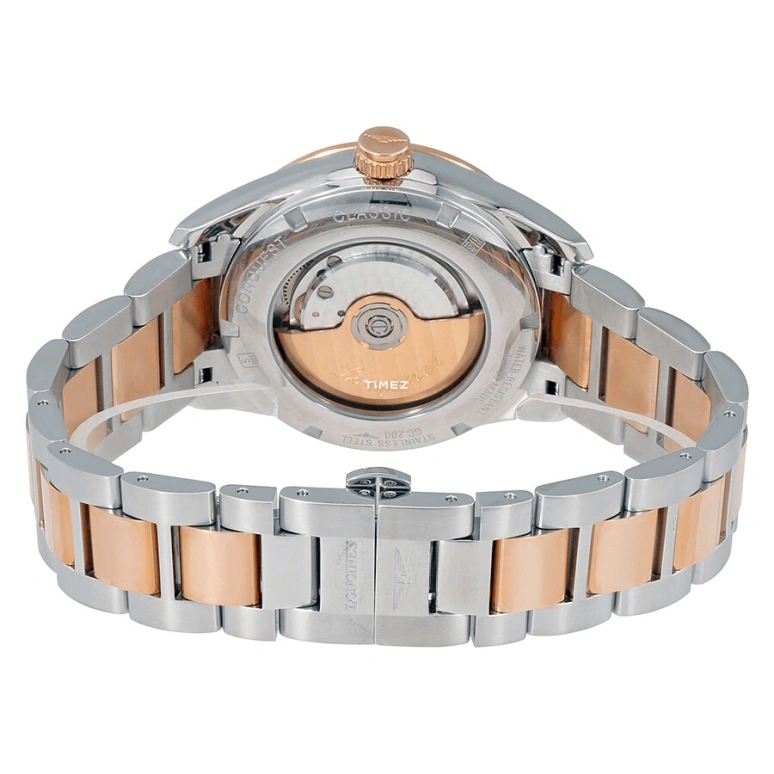 Longines,HydroConquest 42mm,42mm,Rose Gold,Stainless Steel,Black,Automatic,Day,Dule Time,GMT,L2,L2.799.5.56.7