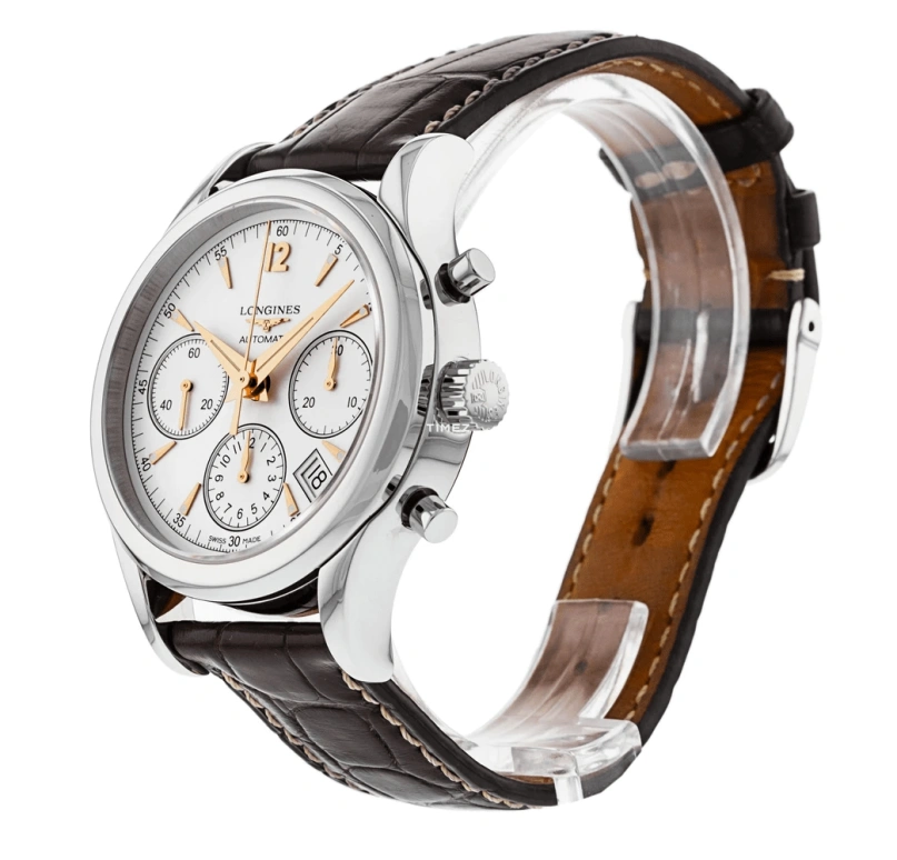 Longines,Heritage Classic 39mm,39mm,Stainless Steel,White,Automatic,Chronograph,Day,L2,L2.742.4.76.2