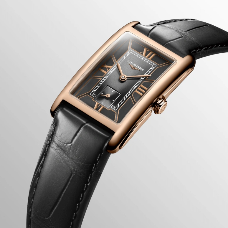 Longines,DolceVita 23mm,23mm,Pink Gold,Grey,Quartz,26280hours,In-house Caliber,L5,L5.512.8.75.2