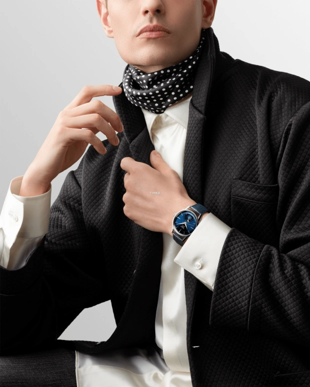 Longines,Flagship 38.50mm,38.50mm,Stainless Steel,Blue,Automatic,Moonphase,Day,L4,L4.815.4.92.2