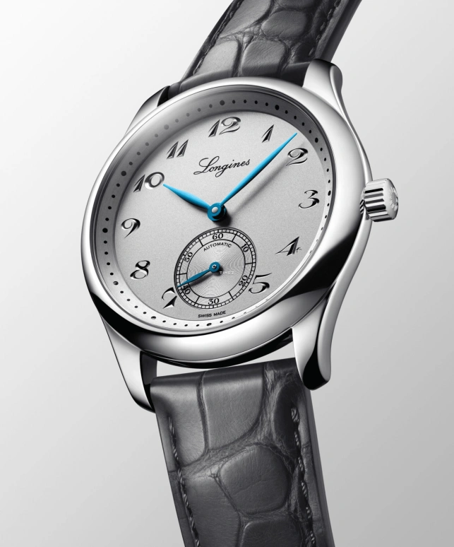 Longines,Master 38.50mm,38.50mm,Stainless Steel,Grey,Silver,Automatic,72hours,In-house Caliber,L2,L2.843.4.73.2