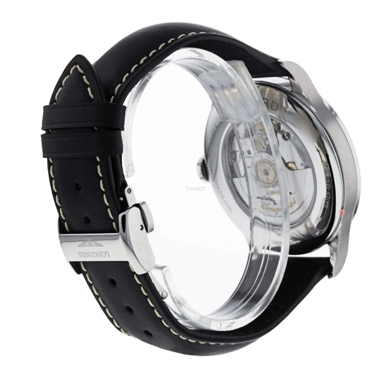 Longines,Record 40mm,40mm,Stainless Steel,Blue,Automatic,Day,64hours,L2,L2.821.4.96.2