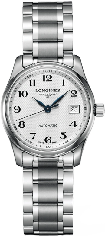 Longines,Master 29mm,29mm,Stainless Steel,White,Automatic,Date,40hours,L2,L2.257.4.78.6