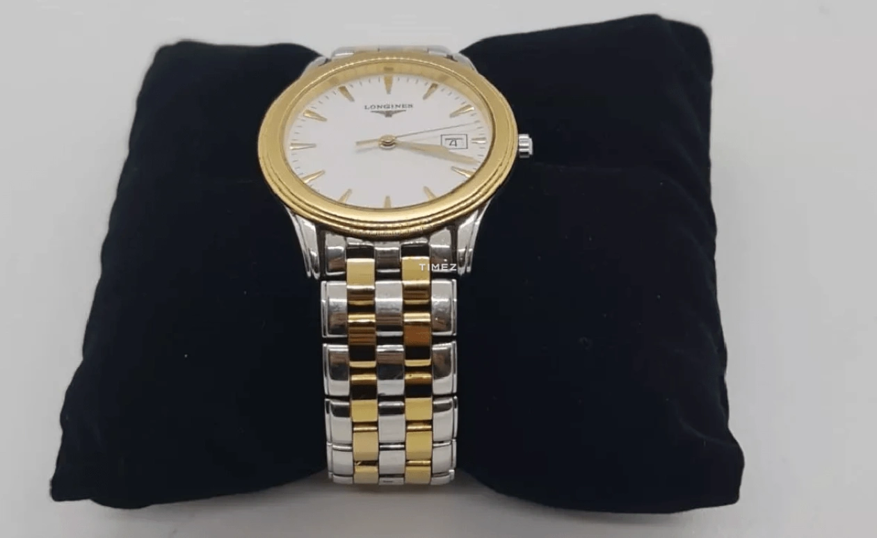 Longines,Flagship 35.60mm,35.60mm,Stainless Steel,White,Quartz,Day,26280hours,L4,L4.716.3.22.7