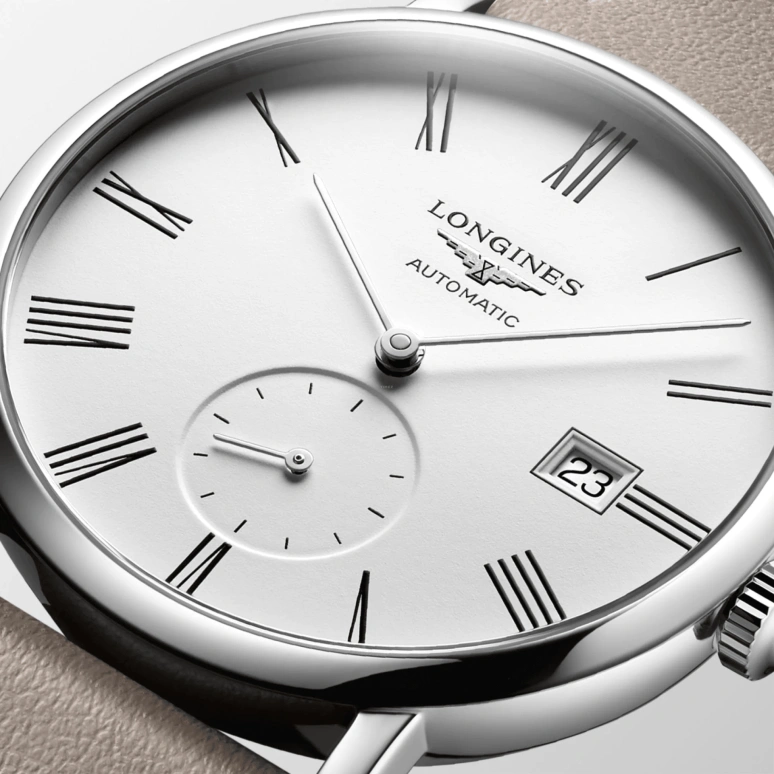 Longines,Elegant 39mm,39mm,Stainless Steel,White,Automatic,72hours,In-house Caliber,L4,L4.812.4.11.2