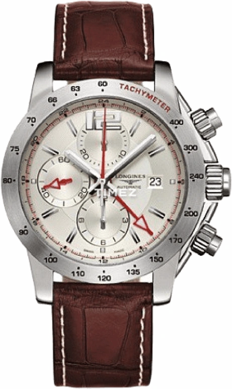 Longines,Admiral 42mm,42mm,Stainless Steel,Silver,Automatic,Chronograph,Day,Dule Time,L3,L3.670.4.76.4
