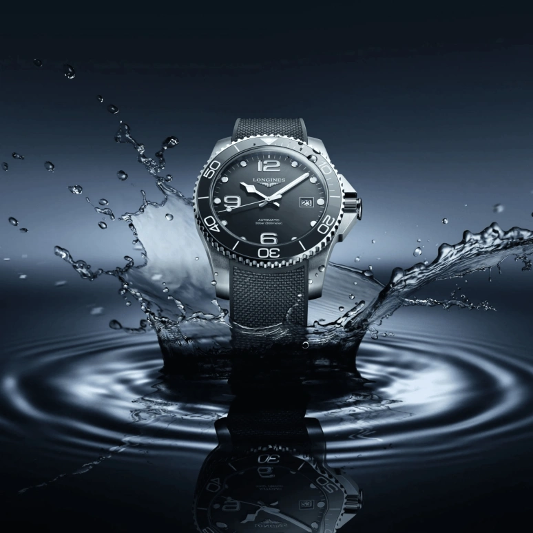 Longines,HydroConquest 41mm,41mm,Stainless Steel,Grey,Automatic,Date,65hours,L3,L3.781.4.76.9