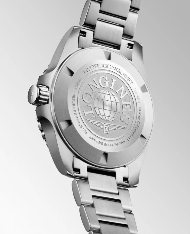 Longines,HydroConquest 43mm,43mm,Stainless Steel,Blue,Automatic,Day,Dule Time,Anti-magnetic,L3,L3.890.4.96.6
