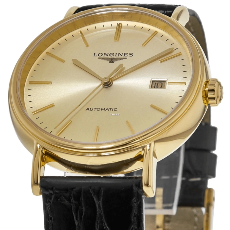 Longines,Presence 40mm,40mm,Stainless Steel,Gold,Automatic,Day,65hours,L4,L4.922.2.32.2