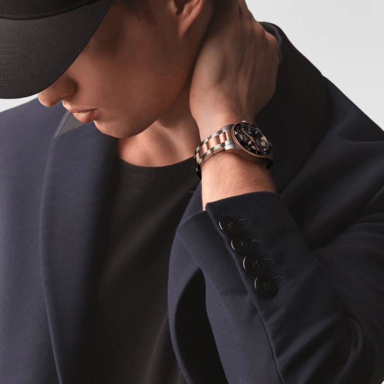 Longines,HydroConquest 41mm,41mm,Stainless Steel,Black,Automatic,Day,72hours,L3,L3.781.3.58.7