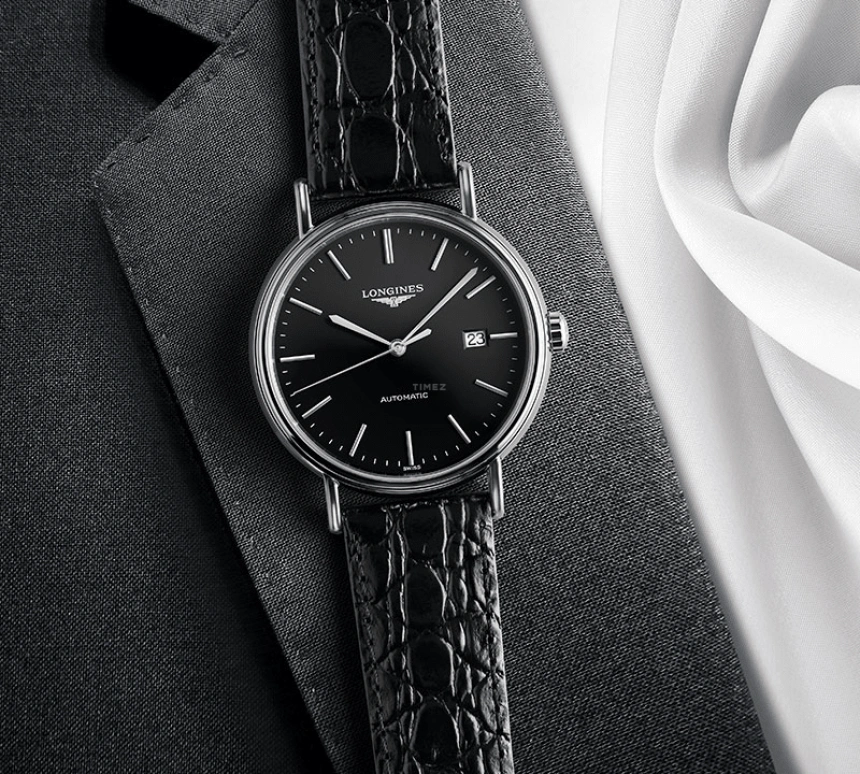 Longines,Presence 40mm,40mm,Stainless Steel,White,Automatic,Date,65hours,L4,L4.922.4.11.6