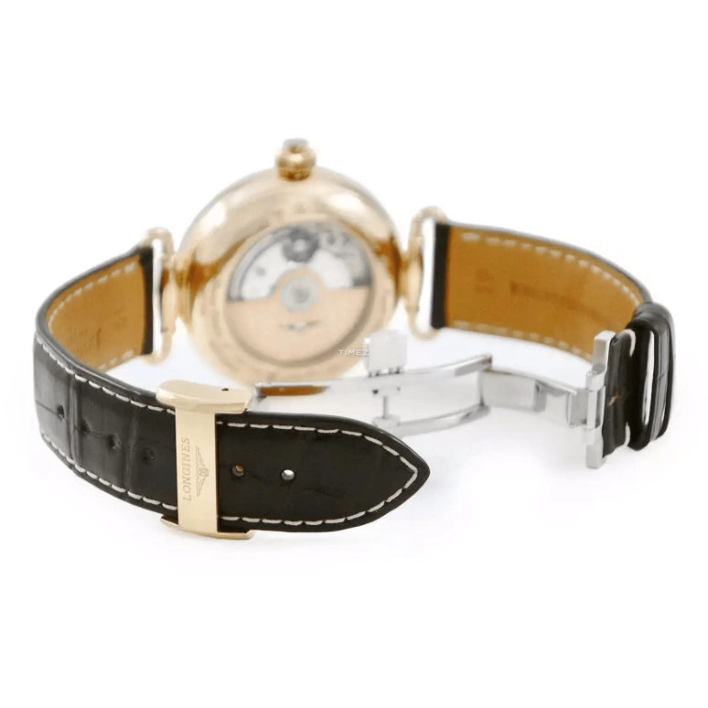 Longines,Heritage Classic 40mm,40mm,Rose Gold,White,Automatic,Chronograph,Monopoussoir,Day,L2,L2.774.8.23.3