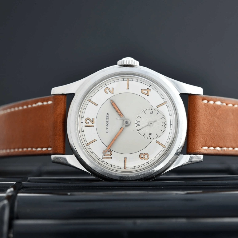 Longines,Other 36mm,36mm,Stainless Steel,Silver,Handwound,Sapphire,Crystal Glass,Round,5528