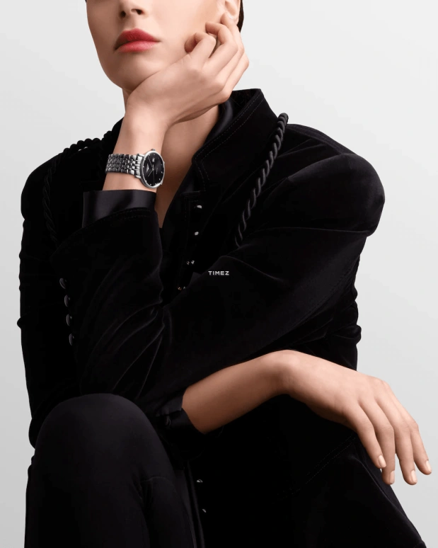 Longines,Elegant 39mm,39mm,Stainless Steel,Black,Automatic,Day,65hours,L4,L4.910.4.57.6