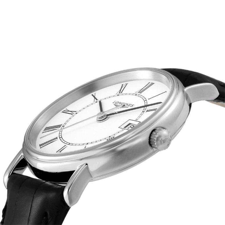 Longines,Presence 28mm,28mm,Stainless Steel,White,Quartz,Day,In-house Caliber,L4,L4.280.4.11.2