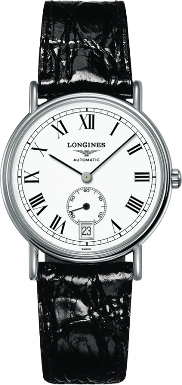 Longines,Presence 34.50mm,34.50mm,Stainless Steel,White,Automatic,Date,42hours,L4,L4.804.4.11.2